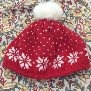 Janie and Jack knitted hat.